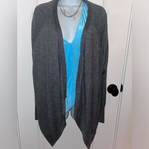 Banana Republic wool blend (viscose, nylon and merino wool) handkerchief hemline